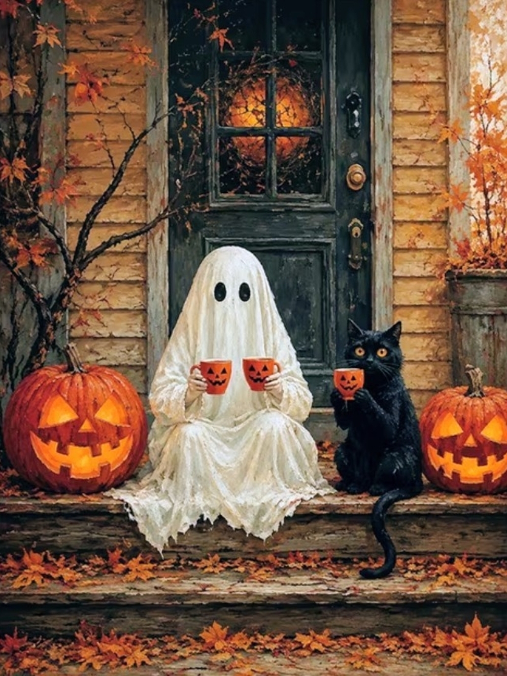 Kids White Classic Ghost Costume - Brand